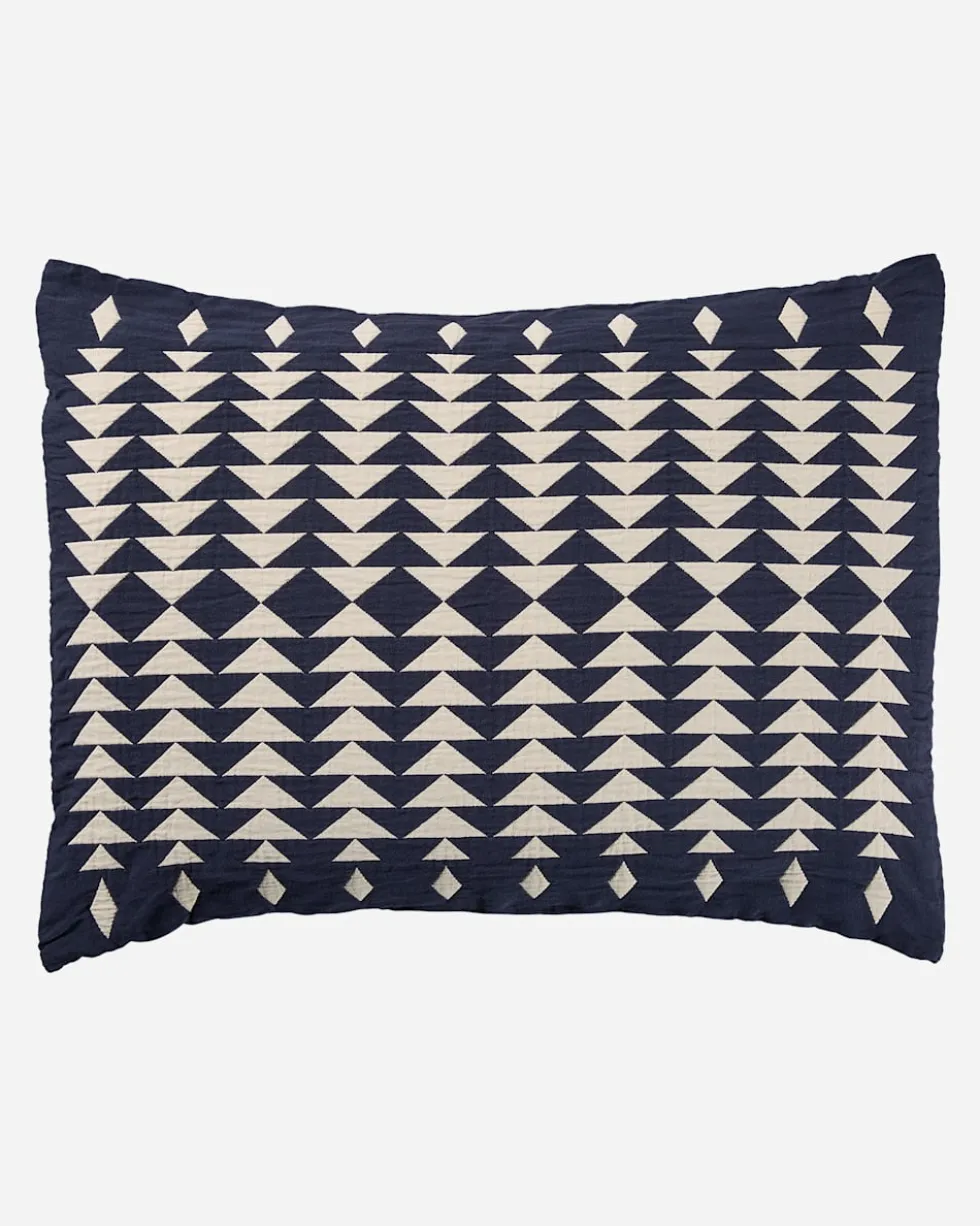 MIDNIGHT NOVA COTTON MATELASSE SHAM