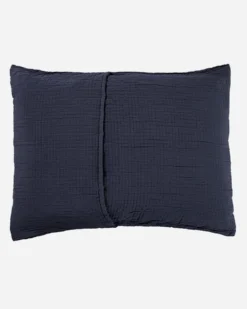 MIDNIGHT NOVA COTTON MATELASSE SHAM