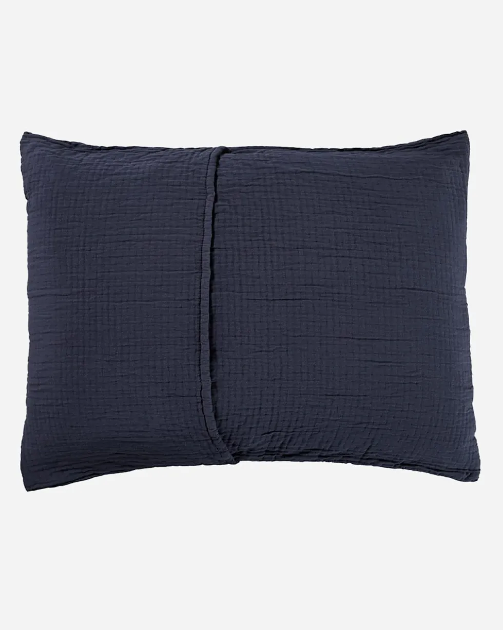 MIDNIGHT NOVA COTTON MATELASSE SHAM