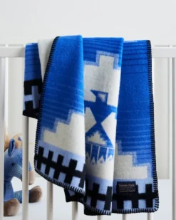 MORNING STORM CRIB BLANKET