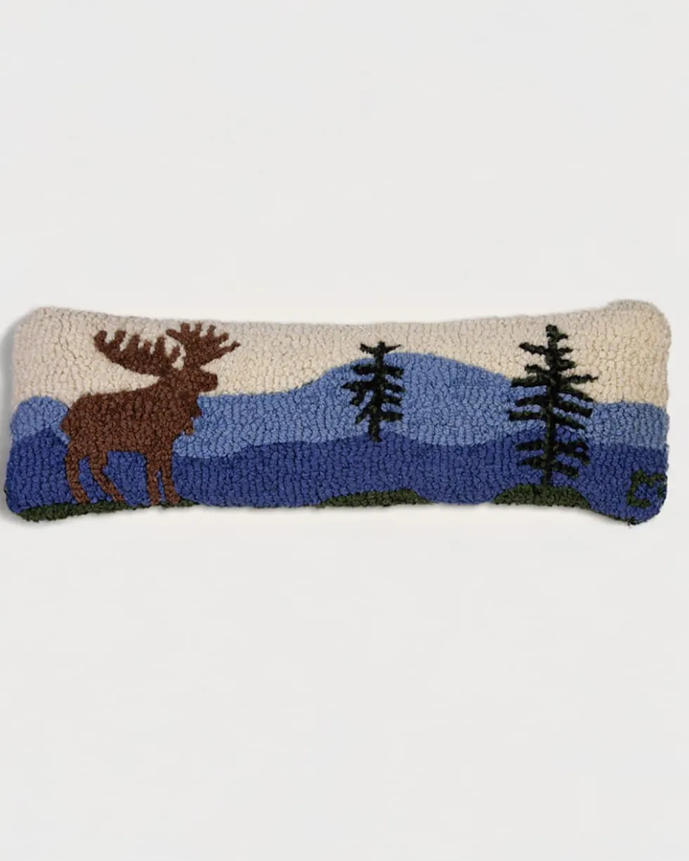 MOUNTAIN MOOSE HOOKED LUMBAR PILLOW