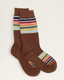 NATIONAL PARK STRIPE CREW SOCKS