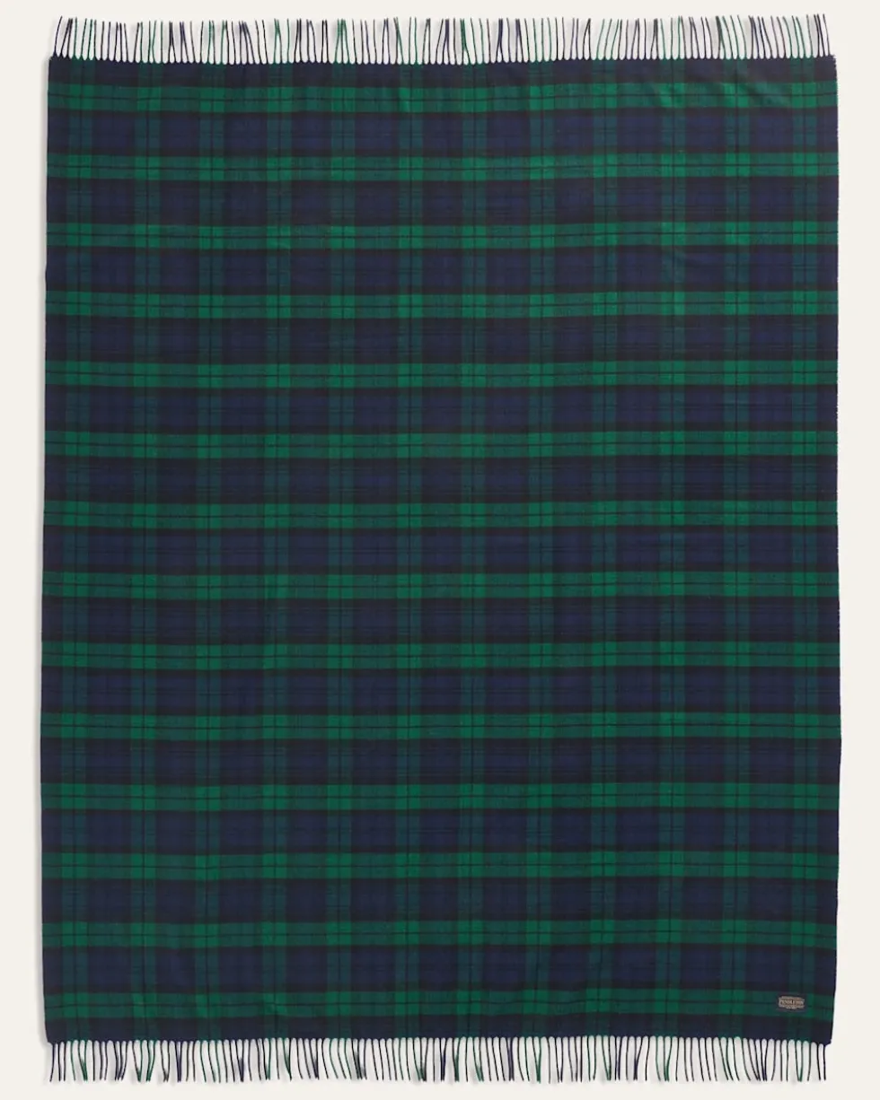 PLAID 5TH AVENUE MERINO THROW