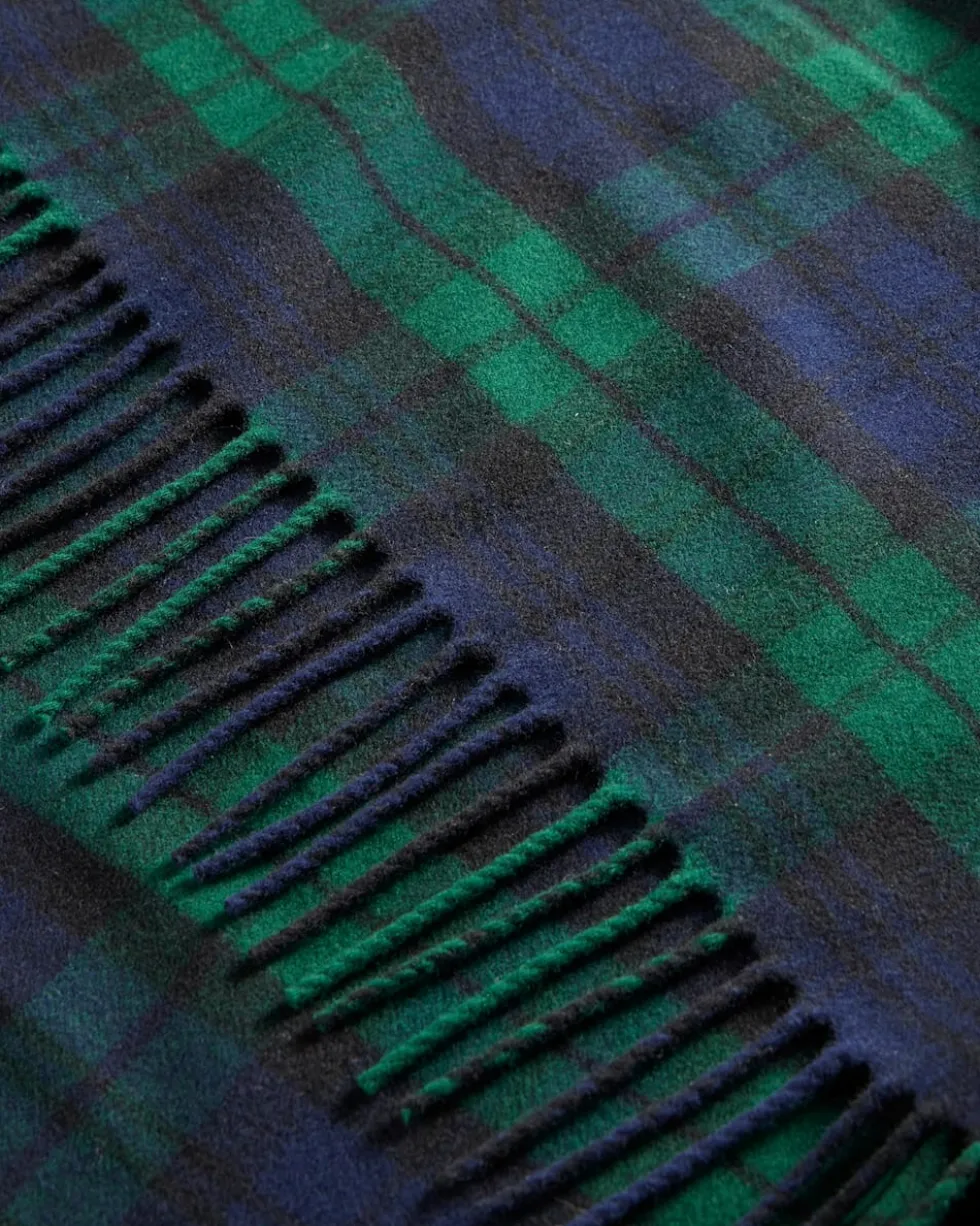 PLAID 5TH AVENUE MERINO THROW