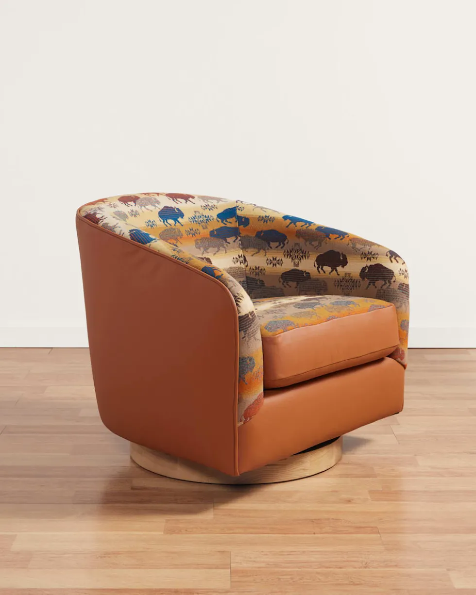 PRAIRIE RUSH HOUR BARREL CHAIR