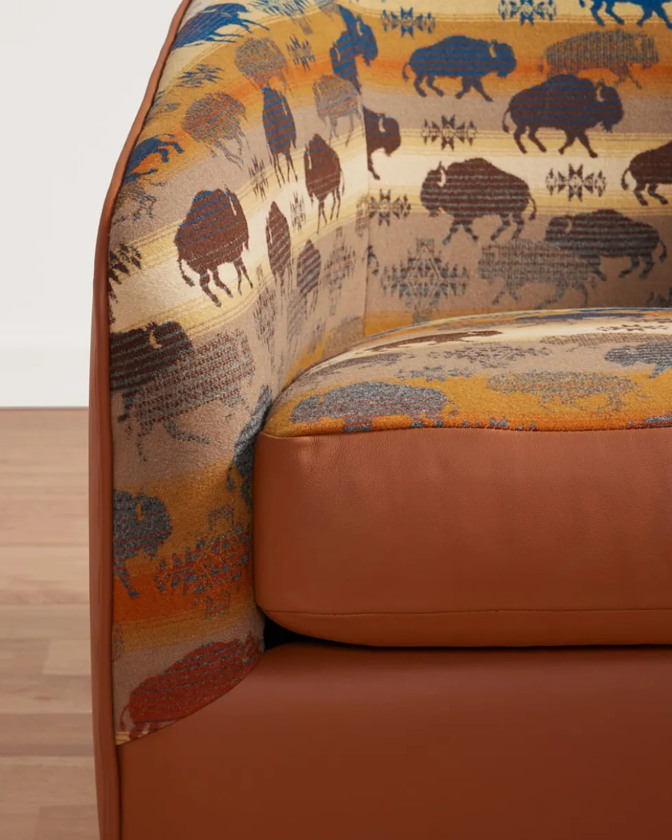 PRAIRIE RUSH HOUR BARREL CHAIR