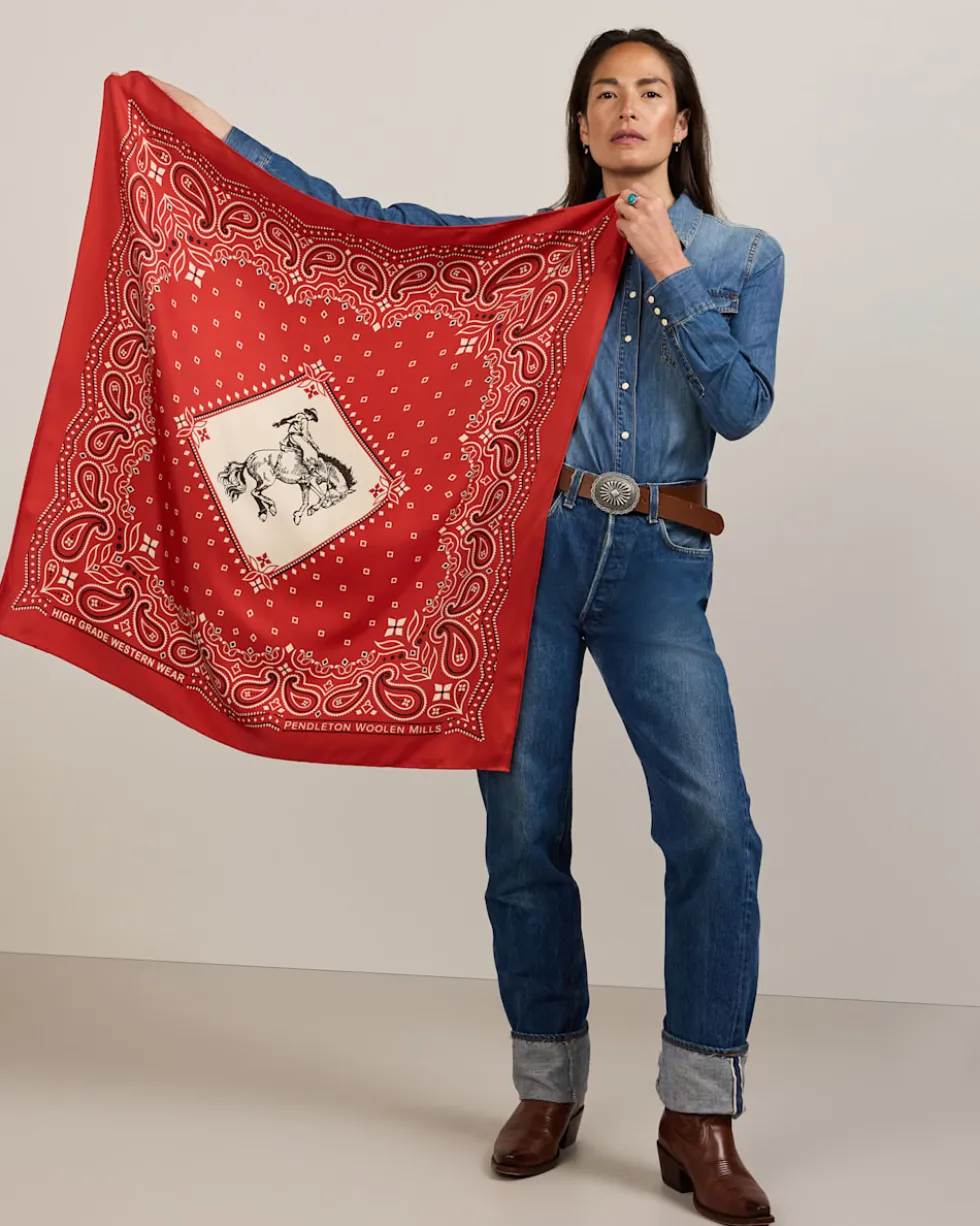 RODEO SPIRIT SILK SCARF