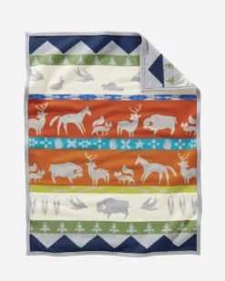 SHARED PATHS CRIB BLANKET