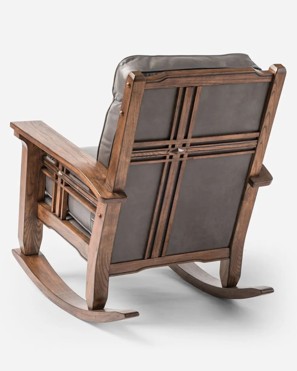 STAGECOACH LEATHER ROCKER