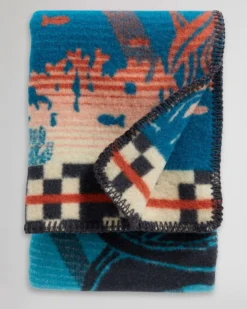 TIDE SCHOOL CRIB BLANKET