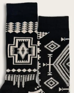 TRIO PATTERN CREW SOCKS