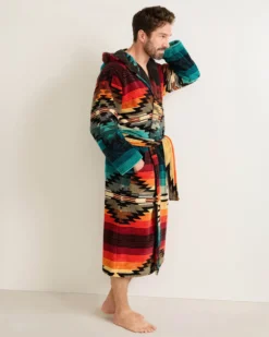UNISEX COTTON TERRY VELOUR BATHROBE