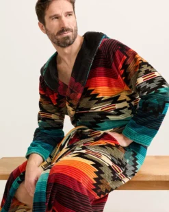 UNISEX COTTON TERRY VELOUR BATHROBE