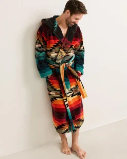 UNISEX COTTON TERRY VELOUR BATHROBE