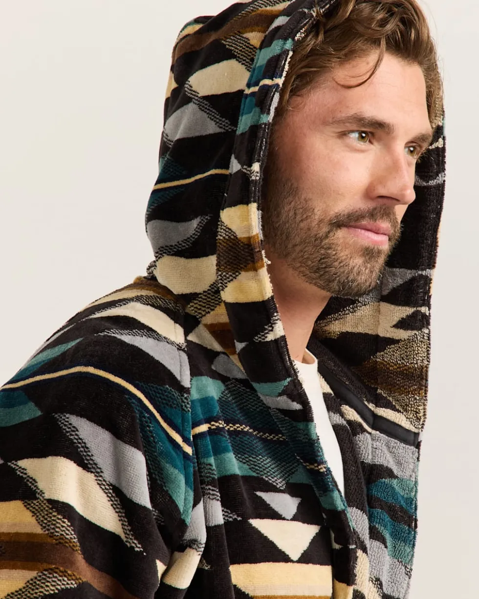 UNISEX WYETH TRAIL COTTON TERRY VELOUR BATHROBE