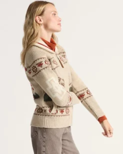 WOMEN'S ALPINE LAMBSWOOL ZIP CARDIGAN