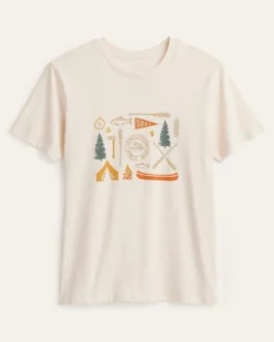 WOMEN'S CAMP GRAPHIC TEE
