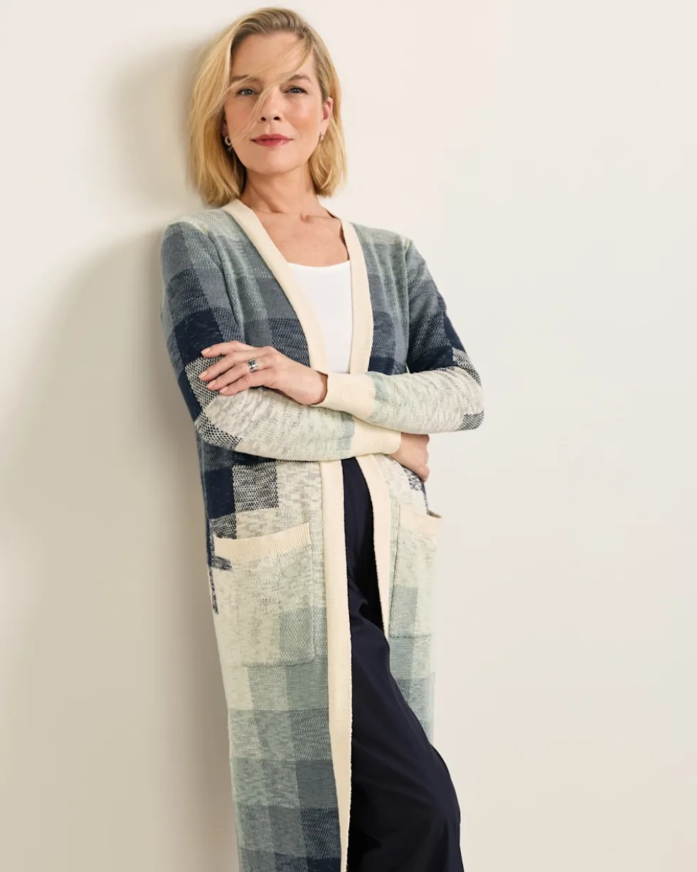 WOMEN'S COTTON DUSTER CARDIGAN