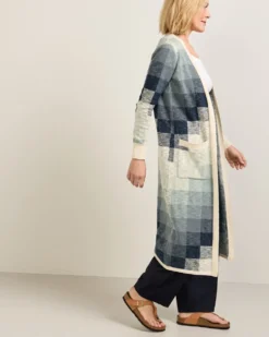 WOMEN'S COTTON DUSTER CARDIGAN