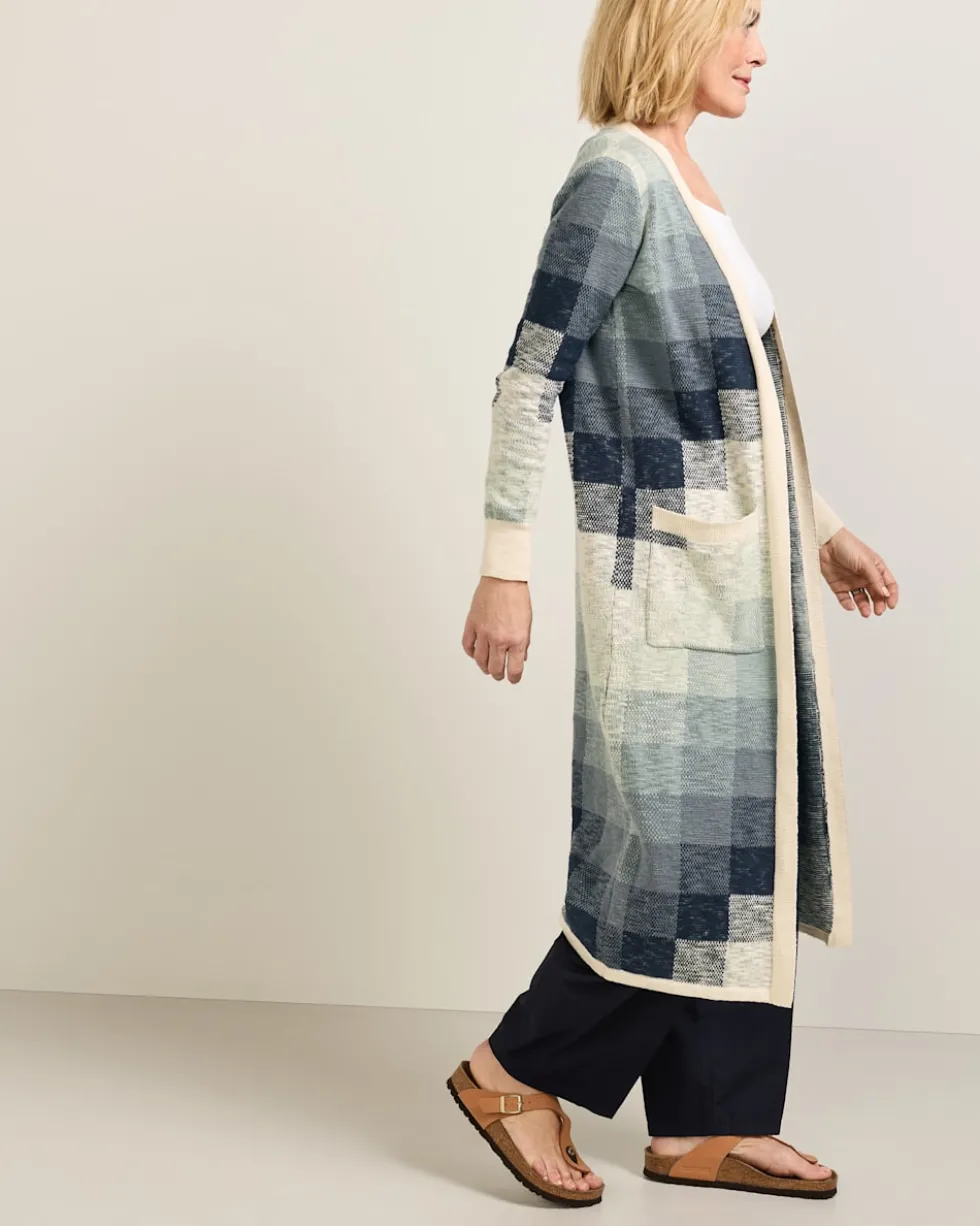 WOMEN'S COTTON DUSTER CARDIGAN