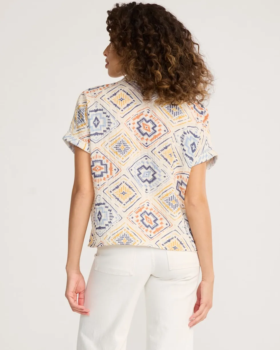 WOMEN'S COTTON GAUZE SHIRT