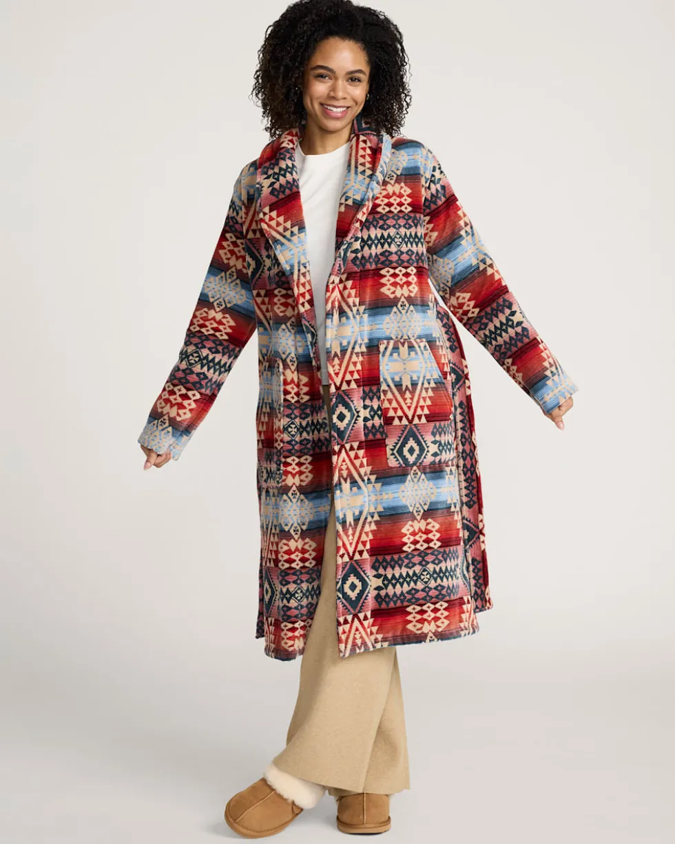 WOMEN'S COTTON TERRY VELOUR BATHROBE
