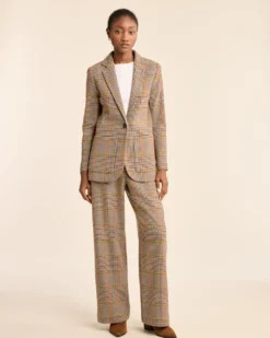WOMEN'S DAVIS GLEN PLAID WOOL BLAZER