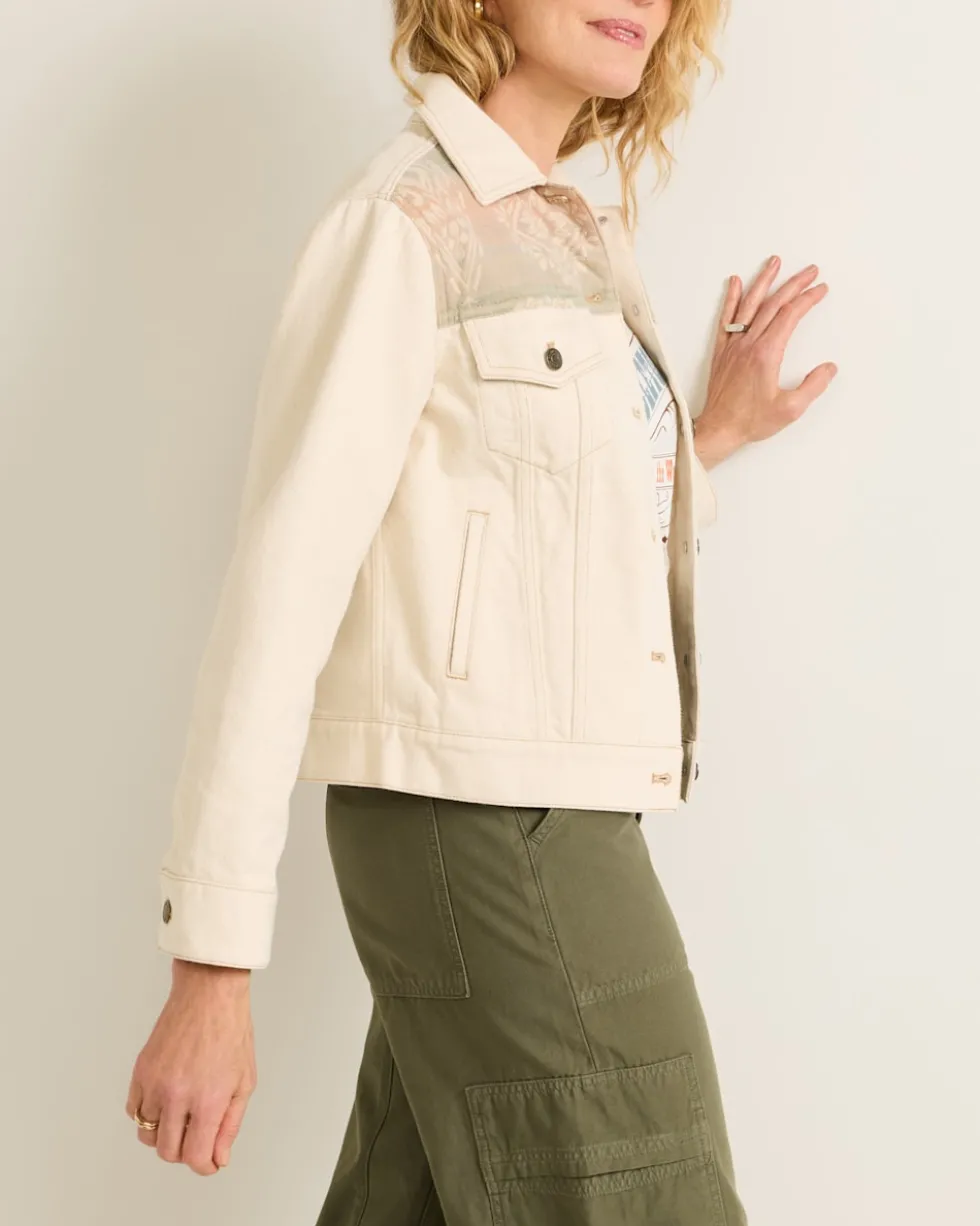 WOMEN'S DENIM TRUCKER JACKET
