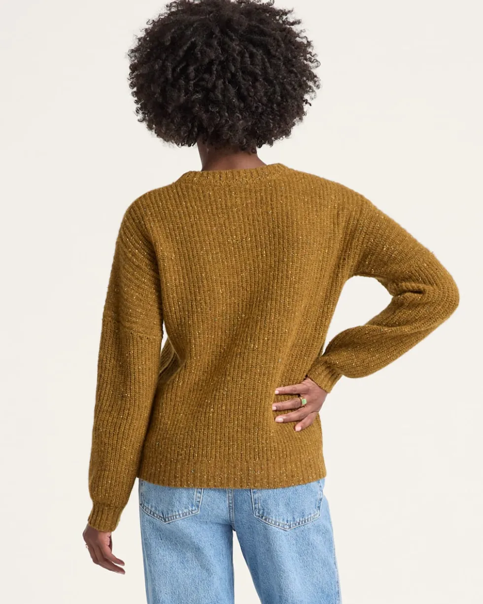 WOMEN'S DONEGAL EYELET SWEATER