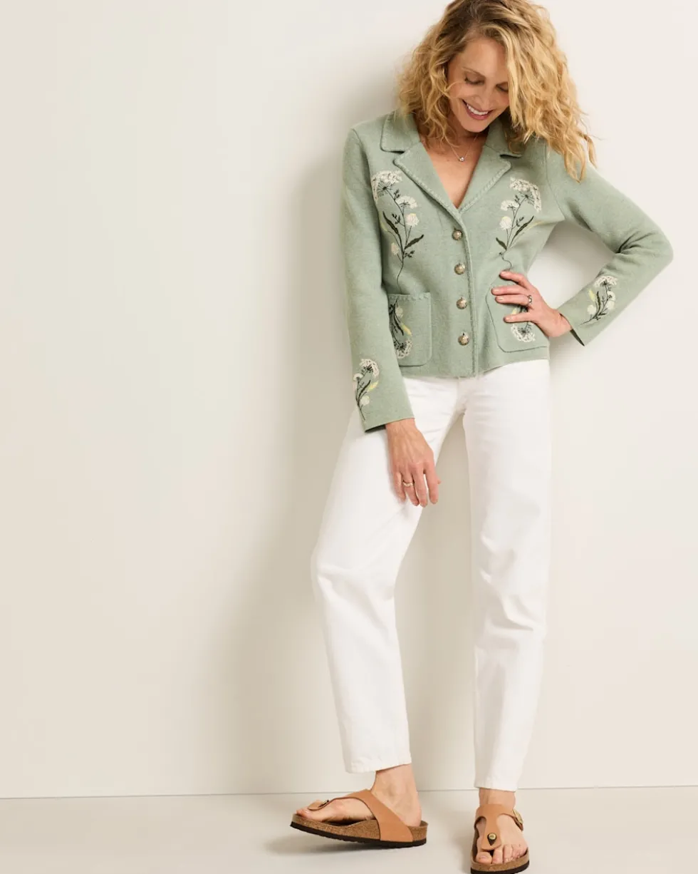 WOMEN'S FLORAL SOUVENIR CARDIGAN