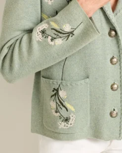 WOMEN'S FLORAL SOUVENIR CARDIGAN