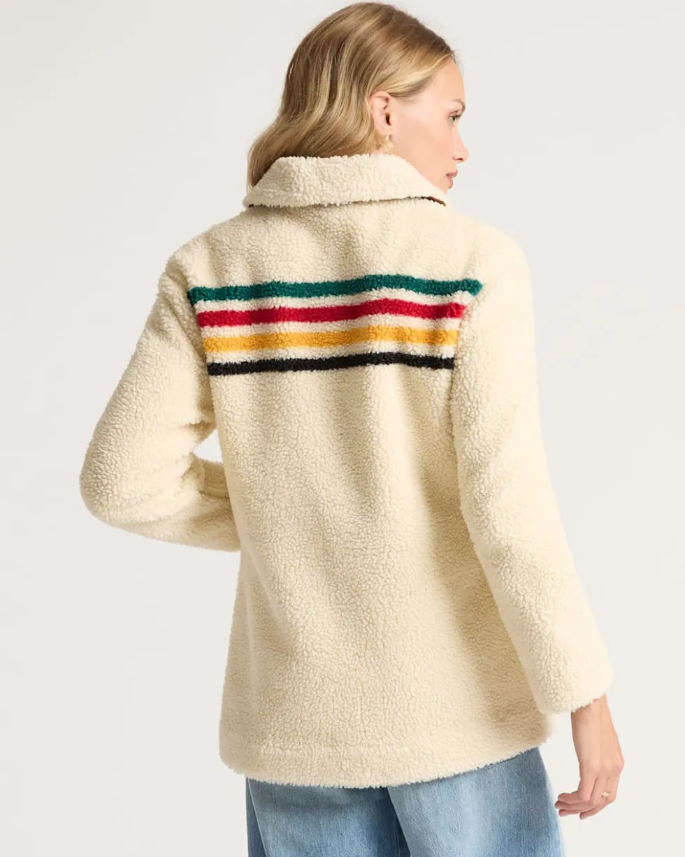 WOMEN'S GLACIER SUNSET SHERPA FLEECE JACKET
