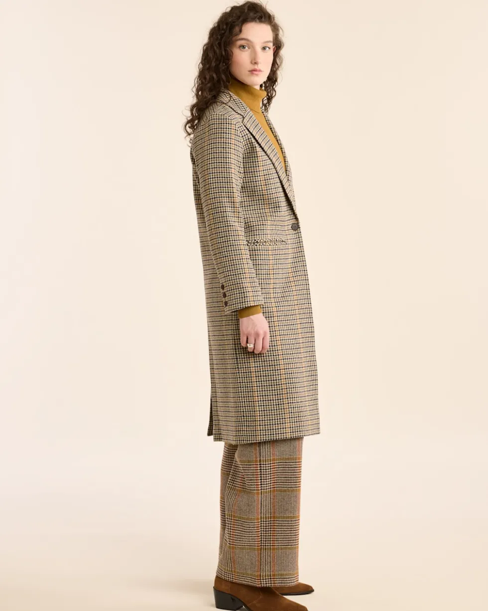 WOMEN'S HUDSON LONG WOOL COAT