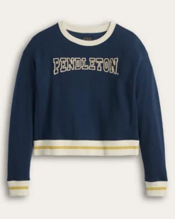 WOMEN'S LOGO GRAPHIC FRENCH TERRY PULLOVER