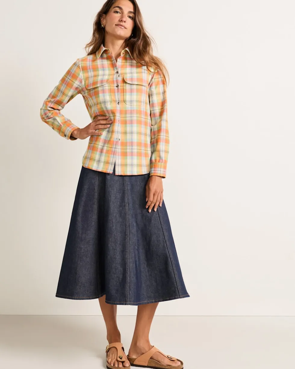 WOMEN'S PLAID BOARD SHIRT