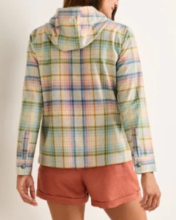 WOMEN'S PLAID TRAILSIDE WOOL HOODIE