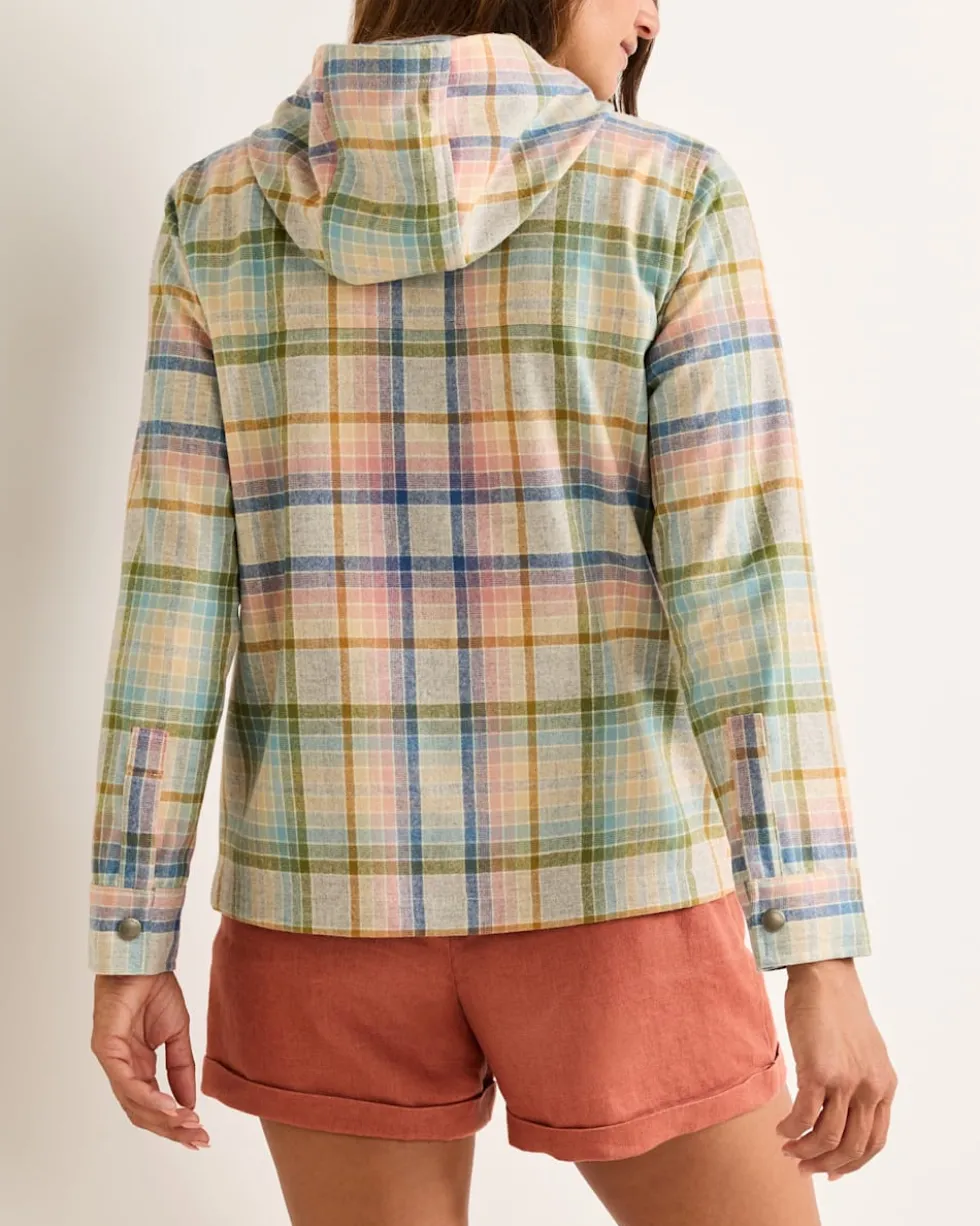 WOMEN'S PLAID TRAILSIDE WOOL HOODIE