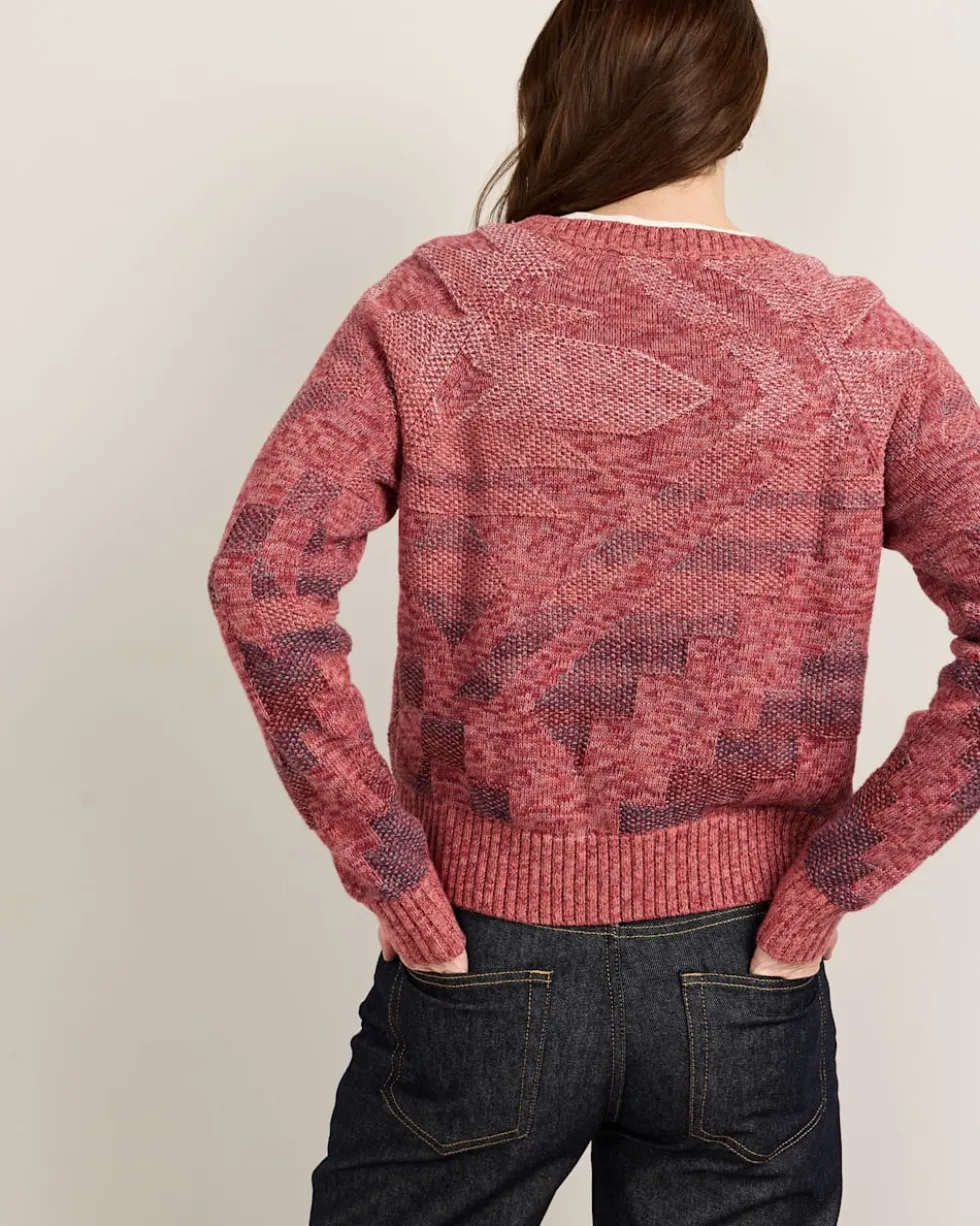WOMEN'S RAGLAN COTTON SWEATER