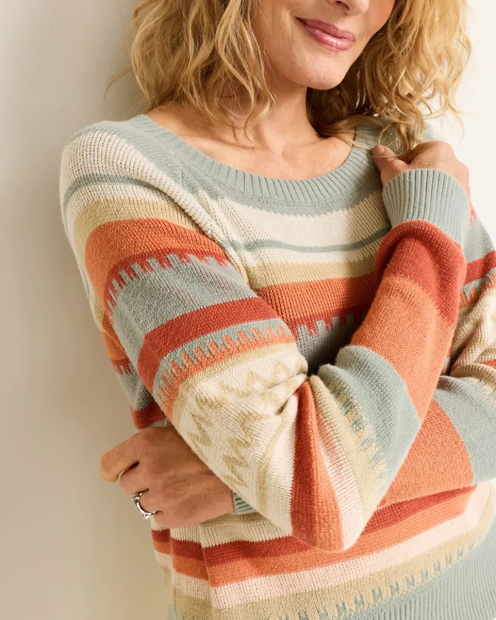 WOMEN'S RAGLAN COTTON SWEATER