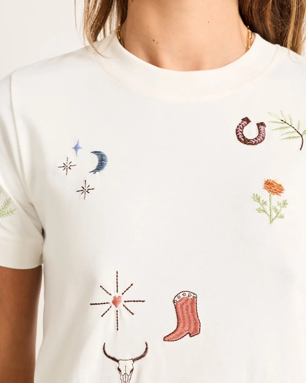 WOMEN'S SHORT-SLEEVE DESCHUTES CHARM TEE