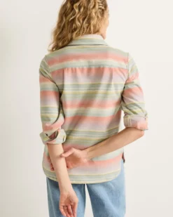 WOMEN'S STRIPE BOARD SHIRT