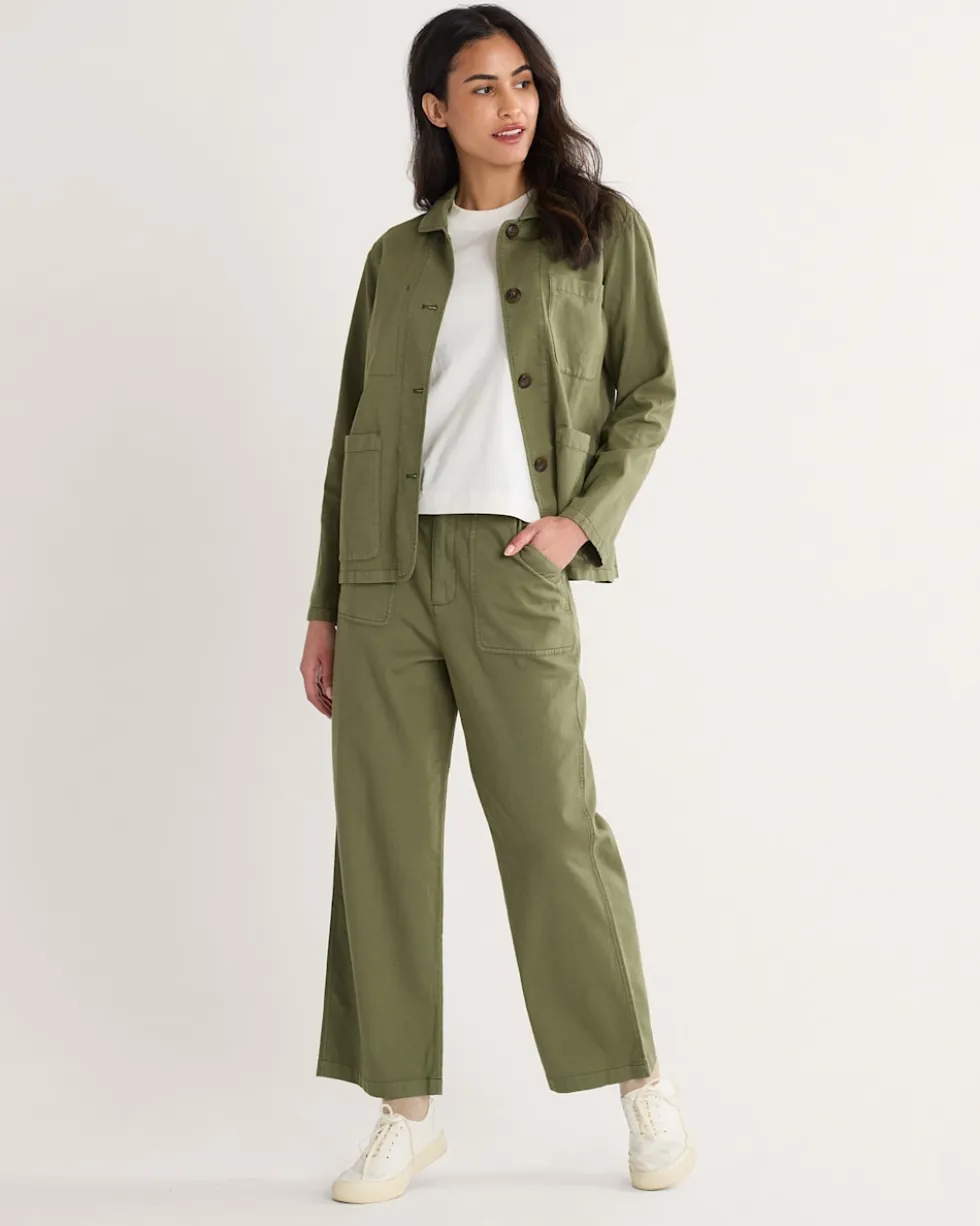 WOMEN'S UTILITY COTTON/LINEN PANTS