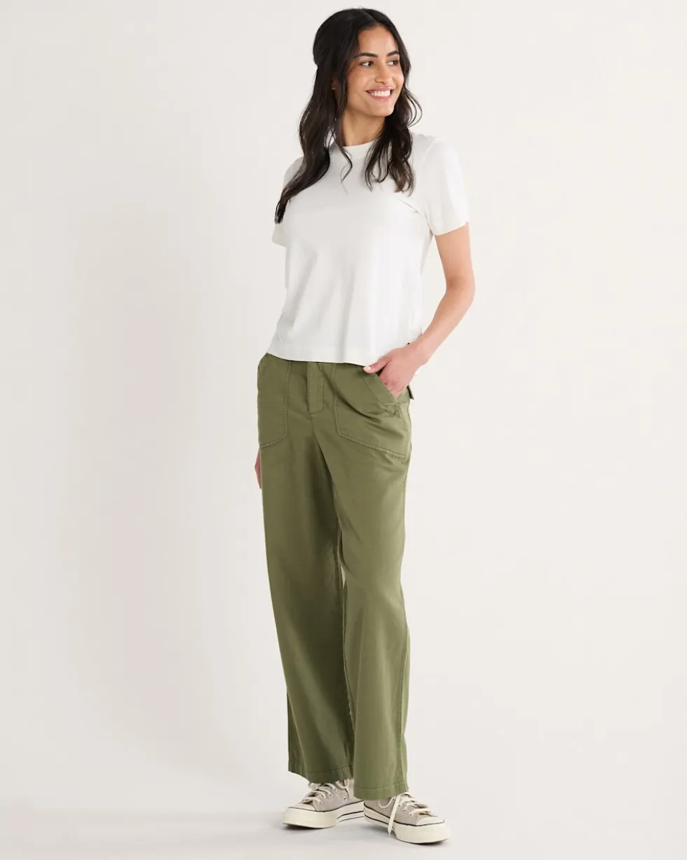 WOMEN'S UTILITY COTTON/LINEN PANTS