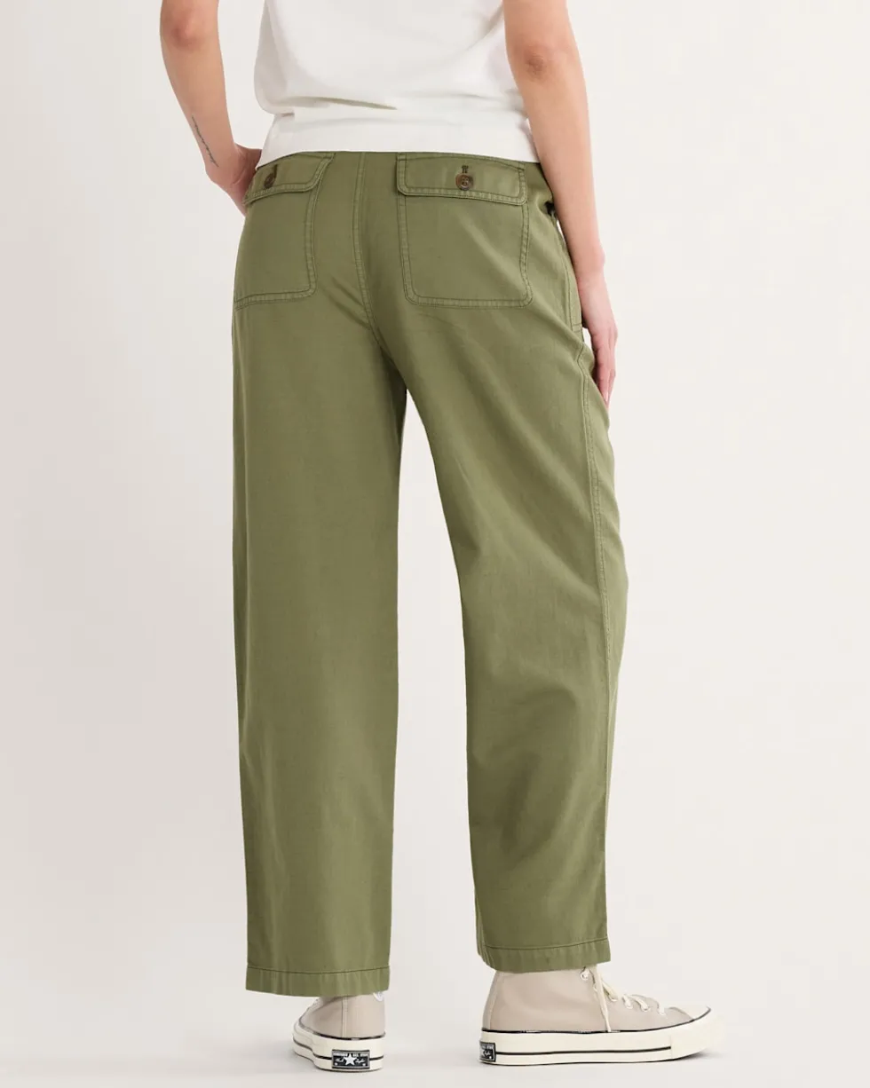 WOMEN'S UTILITY COTTON/LINEN PANTS