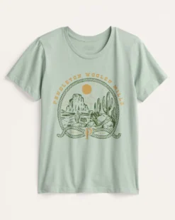 WOMEN'S WESTERN OASIS GRAPHIC TEE