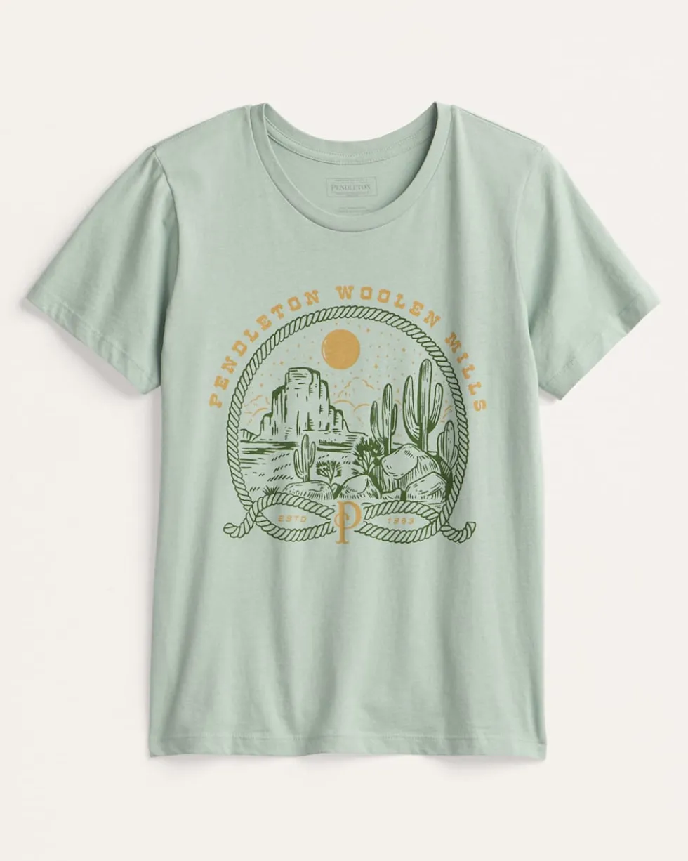 WOMEN'S WESTERN OASIS GRAPHIC TEE