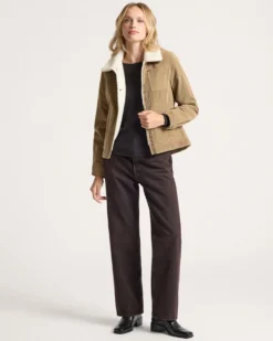 WOMEN'S WIND RIVER CORDUROY TRUCKER JACKET