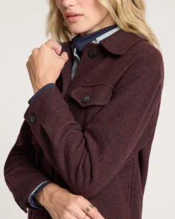 WOMEN'S WOOL SHIRT JACKET