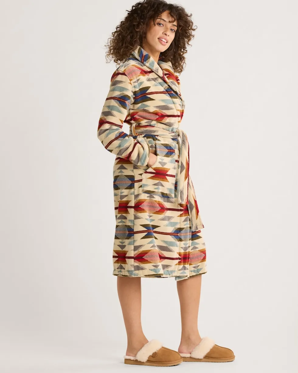 WOMEN'S WYETH TRAIL COTTON TERRY VELOUR ROBE