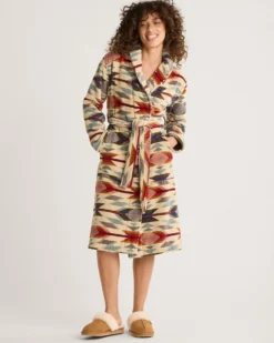 WOMEN'S WYETH TRAIL COTTON TERRY VELOUR ROBE